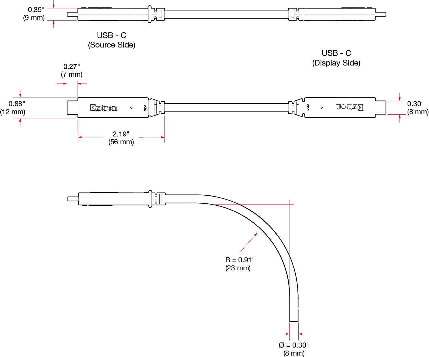 USBC ProMax dimensions